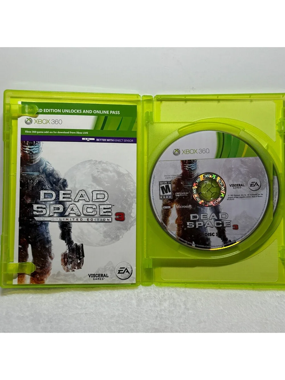 Dead Space 3 Limited Edition Xbox 360 Complete In Box 2 Discs